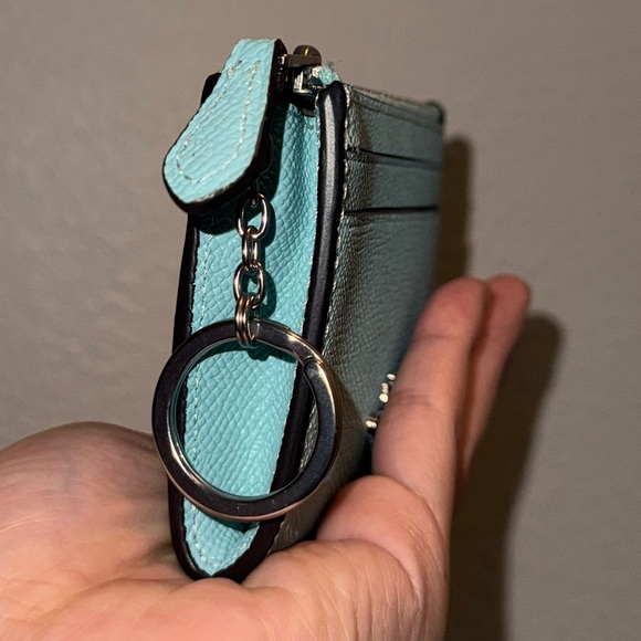 Coach Skinny-ID Card Case (Tiffany blue) - Picture 3 of 4